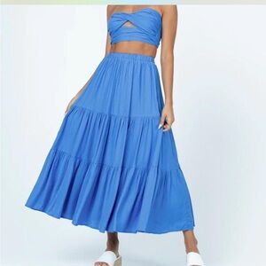 Princess Polly Allie Skirt Set in Blue